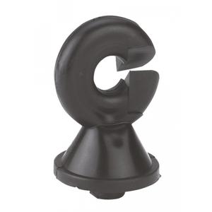 44433-spare-ring-fence-insulators-for-oval-steel-posts-kerbl-x25-black-one-size