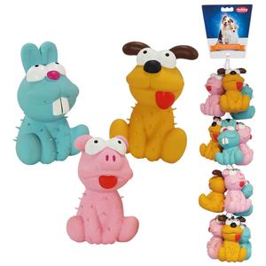 62565-dog-toys-latex-animals-nobby-pet-x12-multicolor-12-5-cm