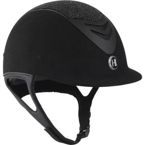 1k10060-elegant-chamude-sequined-riding-helmet-onek-black