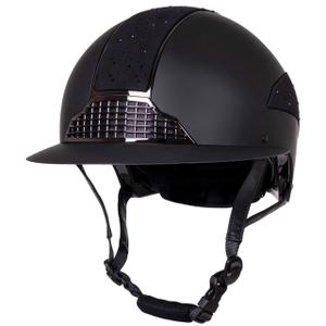 8834-zw-riding-helmet-with-polo-visor-qhp-ohio-black