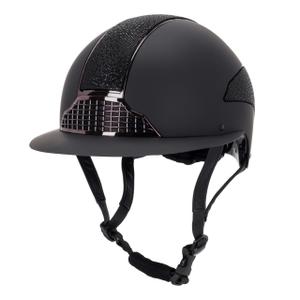 8898-zw-riding-helmet-with-polo-visor-qhp-detroit-black