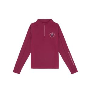 th14wlst797-022-women-s-1-4-zip-training-top-tommy-hilfiger-equestrian-arizona-red